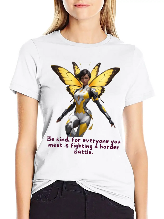 Be Kind Lightweight Cotton T-Shirt – Daily Comfort Graphic Shirt