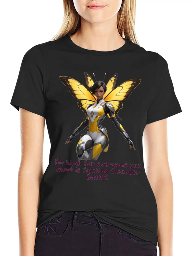 Be Kind Lightweight Cotton T-Shirt – Daily Comfort Graphic Shirt