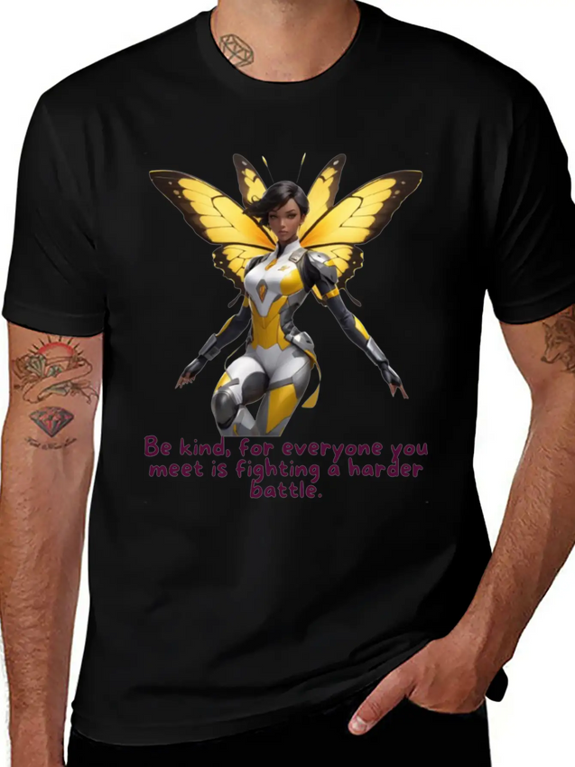 Be Kind Lightweight Cotton T-Shirt – Daily Comfort Graphic Shirt