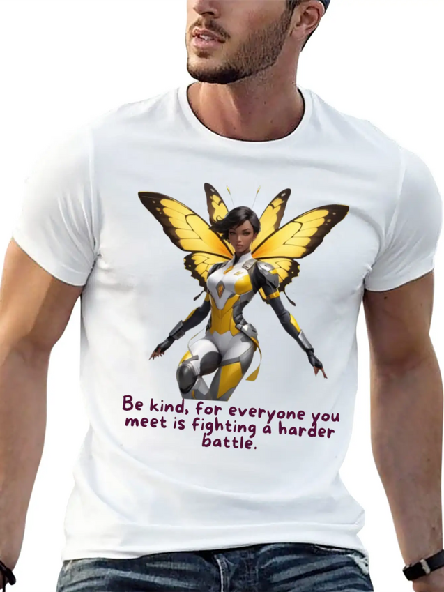 Be Kind Lightweight Cotton T-Shirt – Daily Comfort Graphic Shirt