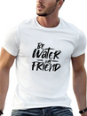 Be Water My Friend Lightweight Cotton T-Shirt – Daily Comfort Graphic Shirt