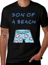 Beach Breezes Lightweight Cotton T-Shirt – Daily Comfort Graphic Shirt