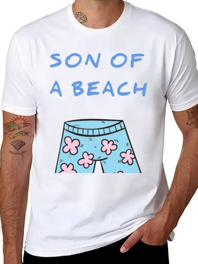 Beach Breezes Lightweight Cotton T-Shirt – Daily Comfort Graphic Shirt