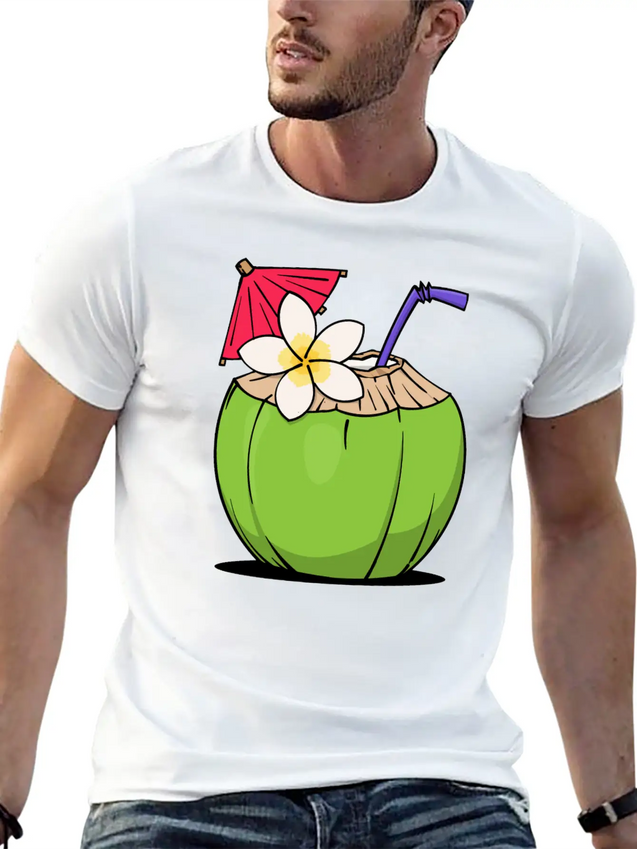Beach Vacation Holiday Chill Lightweight Cotton T-Shirt – Daily Comfort Graphic Shirt