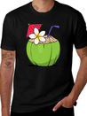 Beach Vacation Holiday Chill Lightweight Cotton T-Shirt – Daily Comfort Graphic Shirt