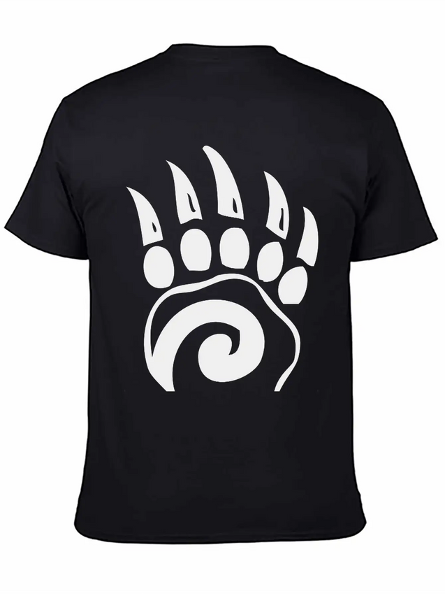 Bear Claw Lightweight Cotton T-Shirt – Daily Comfort Graphic Shirt