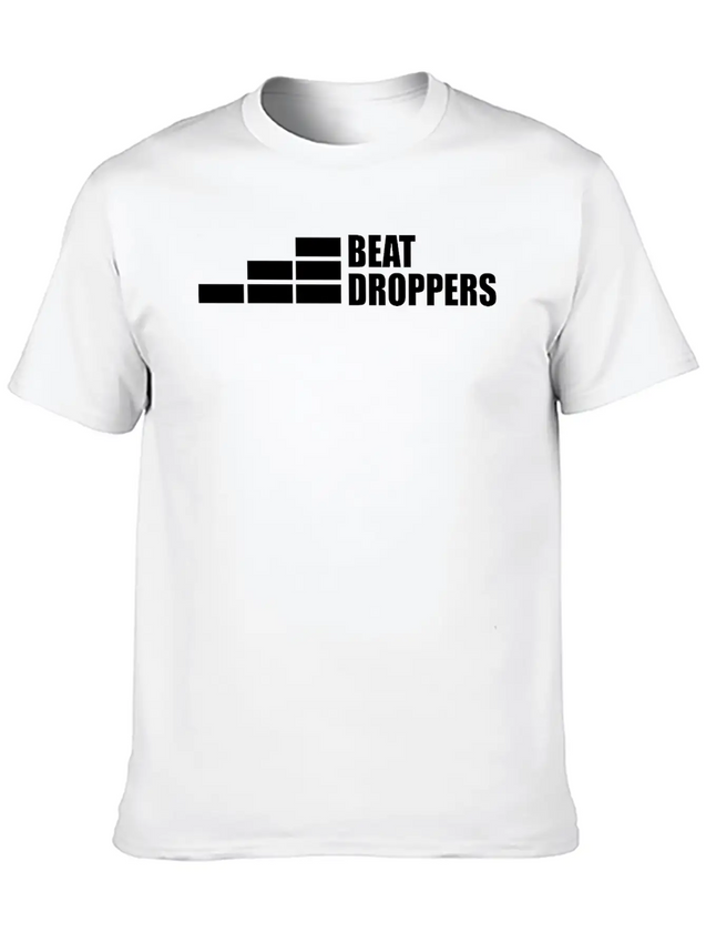 Beat Droppers Lightweight Cotton T-Shirt – Daily Comfort Graphic Shirt