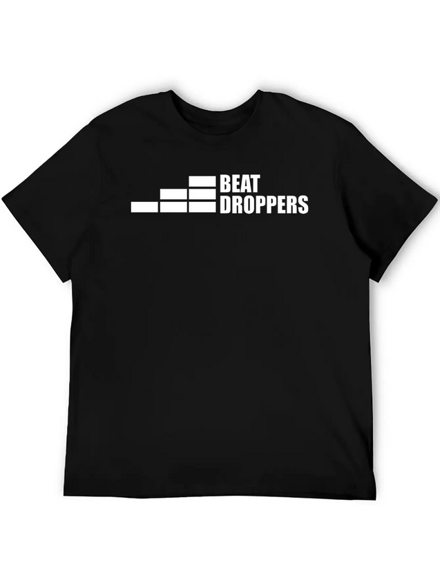 Beat Droppers Lightweight Cotton T-Shirt – Daily Comfort Graphic Shirt