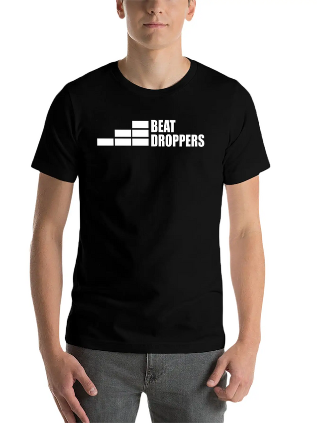 Beat Droppers Lightweight Cotton T-Shirt – Daily Comfort Graphic Shirt