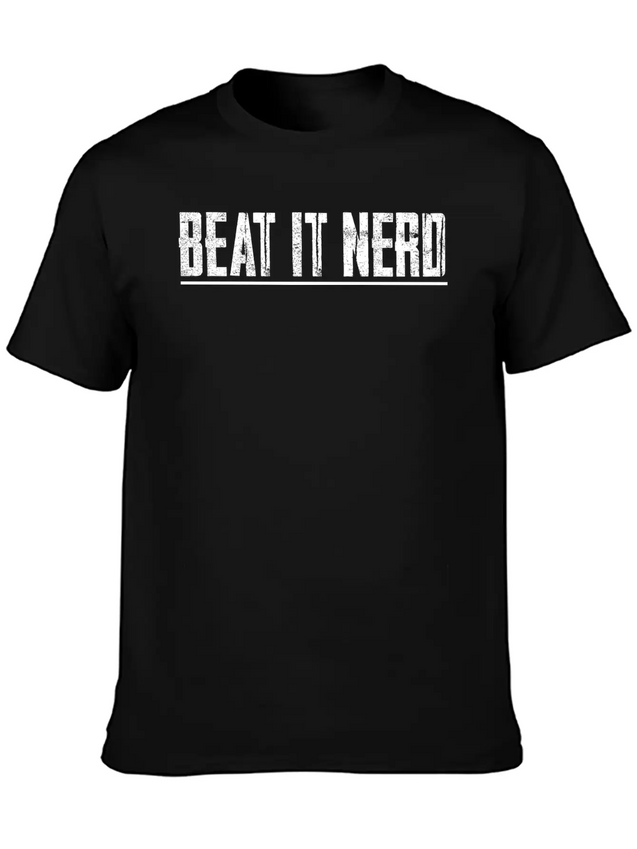 Beat It Nerd 5 Lightweight Cotton T-Shirt – Daily Comfort Graphic Shirt