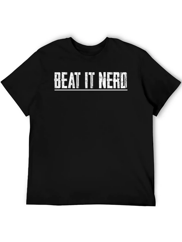 Beat It Nerd 5 Lightweight Cotton T-Shirt – Daily Comfort Graphic Shirt