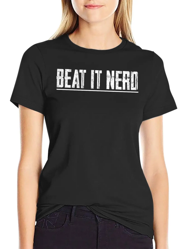 Beat It Nerd 5 Lightweight Cotton T-Shirt – Daily Comfort Graphic Shirt