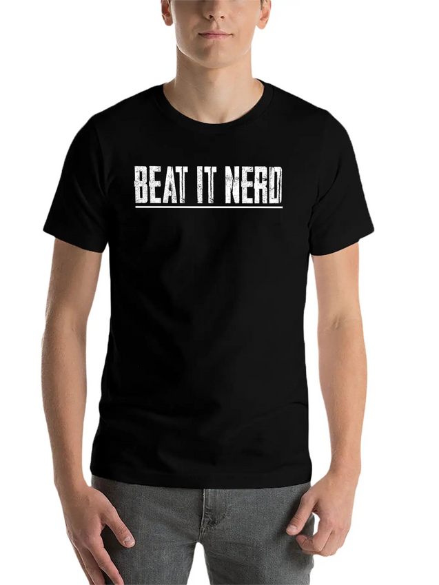 Beat It Nerd 5 Lightweight Cotton T-Shirt – Daily Comfort Graphic Shirt