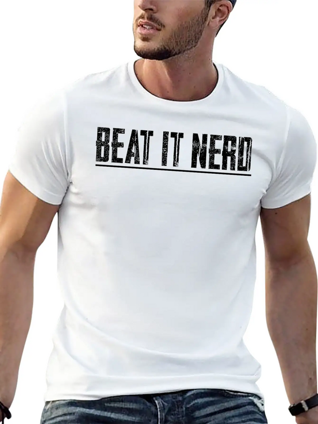 Beat It Nerd 5 Lightweight Cotton T-Shirt – Daily Comfort Graphic Shirt