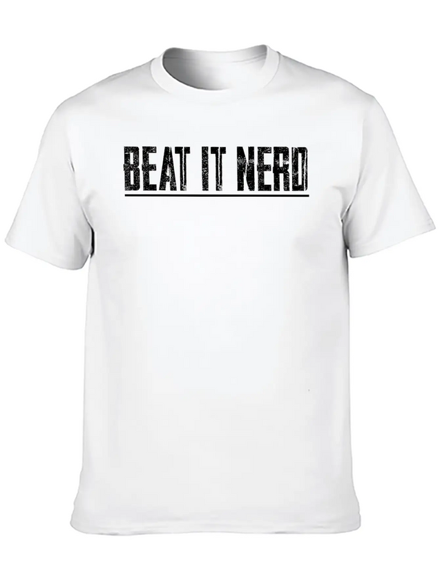 Beat It Nerd 5 Lightweight Cotton T-Shirt – Daily Comfort Graphic Shirt