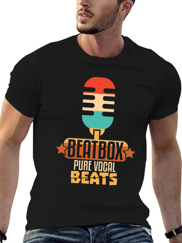 Beatbox Pure Vocal Beats Lightweight Cotton T-Shirt – Daily Comfort Graphic Shirt