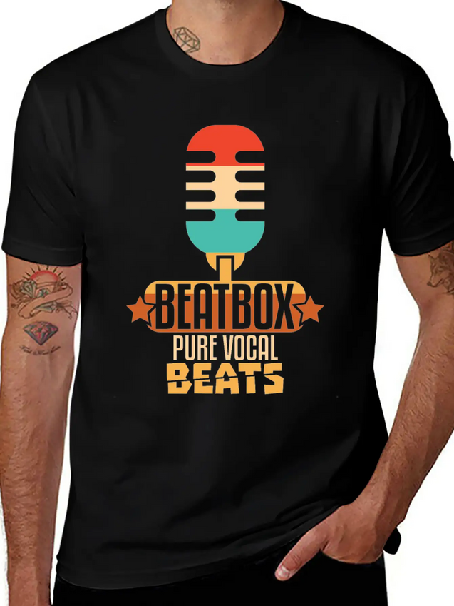 Beatbox Pure Vocal Beats Lightweight Cotton T-Shirt – Daily Comfort Graphic Shirt