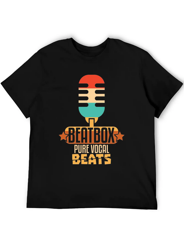 Beatbox Pure Vocal Beats Lightweight Cotton T-Shirt – Daily Comfort Graphic Shirt
