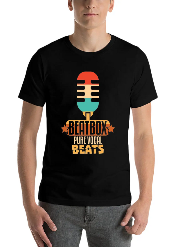 Beatbox Pure Vocal Beats Lightweight Cotton T-Shirt – Daily Comfort Graphic Shirt