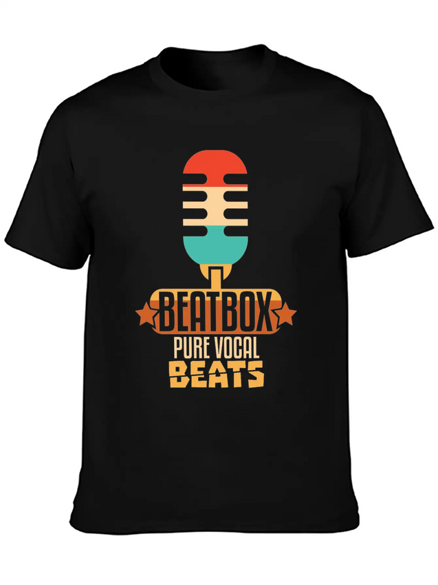 Beatbox Pure Vocal Beats Lightweight Cotton T-Shirt – Daily Comfort Graphic Shirt