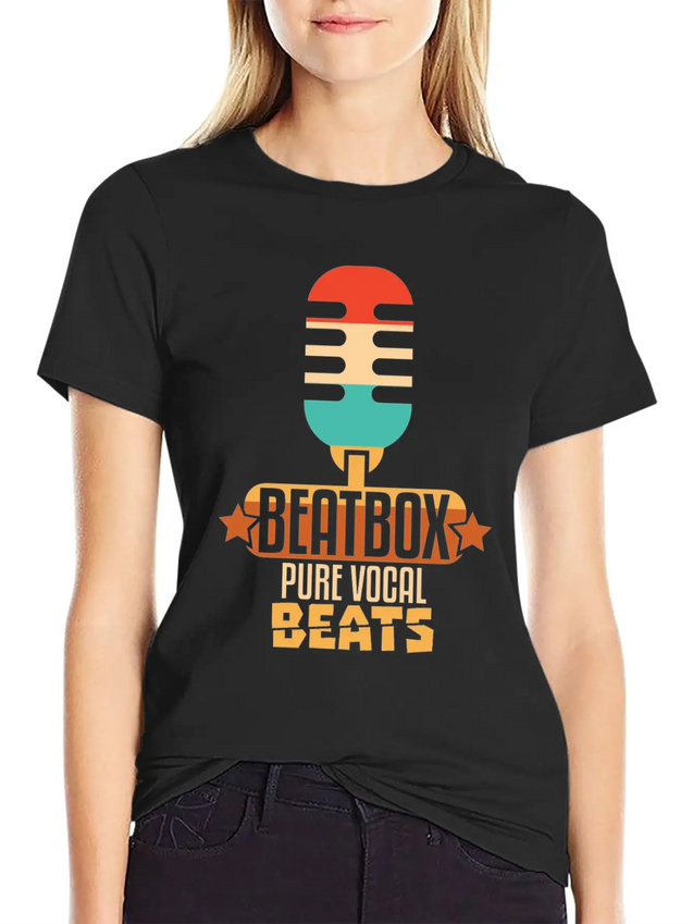 Beatbox Pure Vocal Beats Lightweight Cotton T-Shirt – Daily Comfort Graphic Shirt