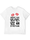 Beautician Gift Top Estheticial Selfies Lightweight Cotton T-Shirt – Daily Comfort Graphic Shirt