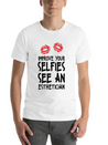 Beautician Gift Top Estheticial Selfies Lightweight Cotton T-Shirt – Daily Comfort Graphic Shirt