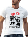 Beautician Gift Top Estheticial Selfies Lightweight Cotton T-Shirt – Daily Comfort Graphic Shirt