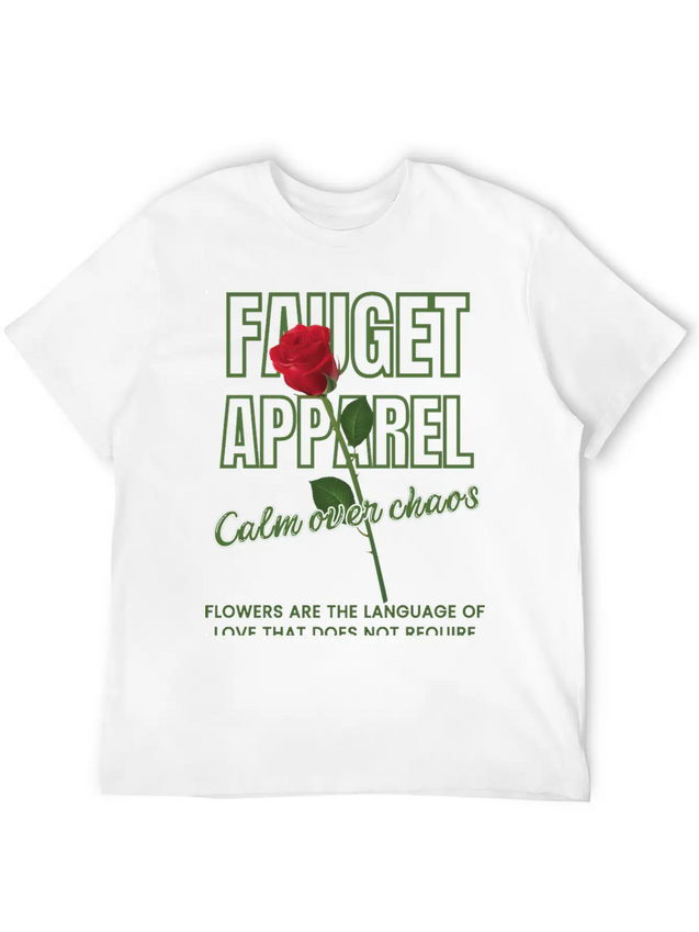Beauty Of Nature Apparel. Beautiful Flower Lightweight Cotton T-Shirt – Daily Comfort Graphic Shirt