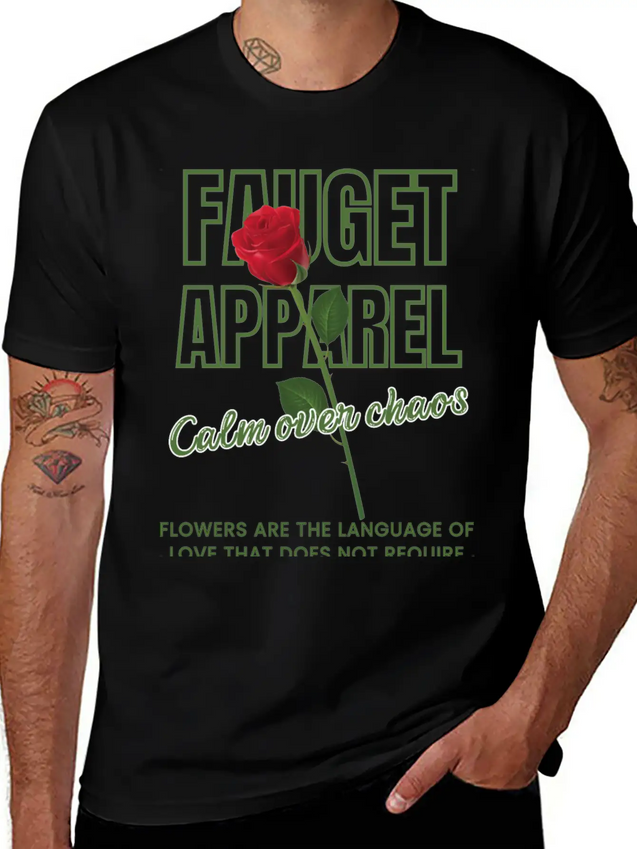 Beauty Of Nature Apparel. Beautiful Flower Lightweight Cotton T-Shirt – Daily Comfort Graphic Shirt