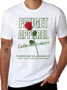 Beauty Of Nature Apparel. Beautiful Flower Lightweight Cotton T-Shirt – Daily Comfort Graphic Shirt