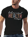Behavioral Health Nurse Psychiatric Nursing Therap Lightweight Cotton T-Shirt – Daily Comfort Graphic Shirt