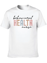 Behavioral Health Nurse Psychiatric Nursing Therap Lightweight Cotton T-Shirt – Daily Comfort Graphic Shirt