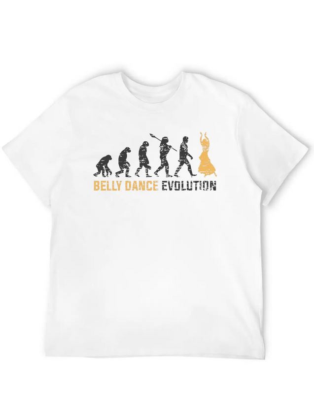 Belly Dance Evolution Dance Gift Lightweight Cotton T-Shirt – Daily Comfort Graphic Shirt