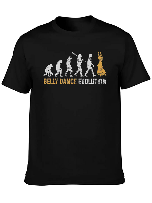 Belly Dance Evolution Dance Gift Lightweight Cotton T-Shirt – Daily Comfort Graphic Shirt