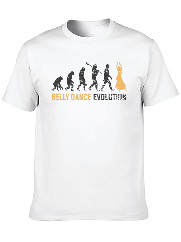 Belly Dance Evolution Dance Gift Lightweight Cotton T-Shirt – Daily Comfort Graphic Shirt