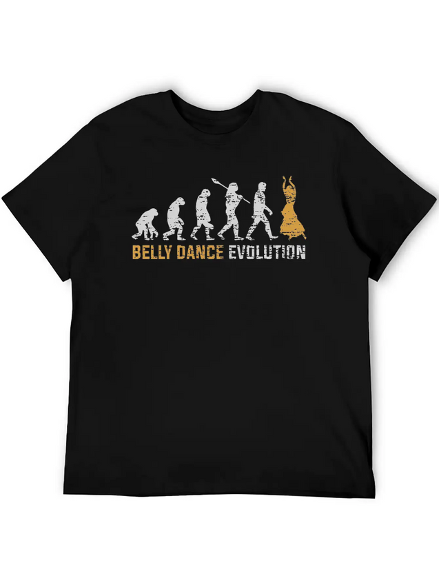 Belly Dance Evolution Dance Gift Lightweight Cotton T-Shirt – Daily Comfort Graphic Shirt