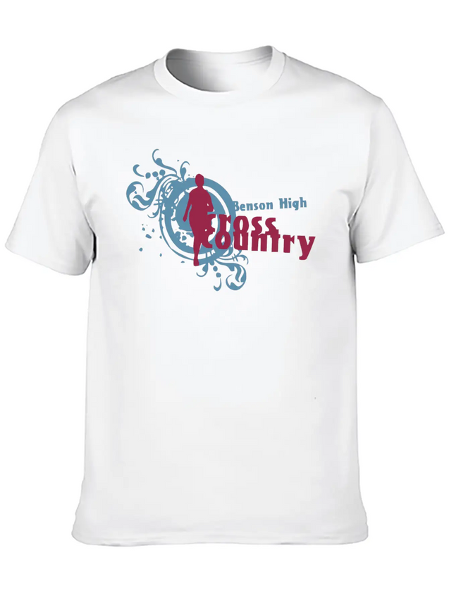Benson High Cross Country Lightweight Cotton T-Shirt – Daily Comfort Graphic Shirt
