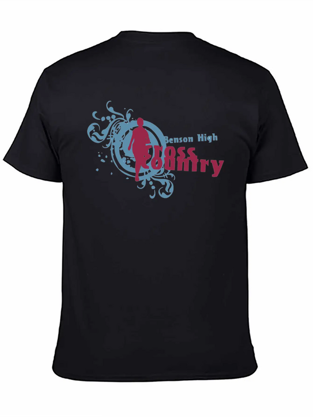 Benson High Cross Country Lightweight Cotton T-Shirt – Daily Comfort Graphic Shirt
