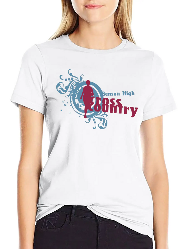 Benson High Cross Country Lightweight Cotton T-Shirt – Daily Comfort Graphic Shirt