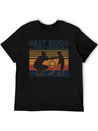 Best Buds Golf League Vintage Matching Father Son Lightweight Cotton T-Shirt – Daily Comfort Graphic Shirt