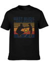 Best Buds Golf League Vintage Matching Father Son Lightweight Cotton T-Shirt – Daily Comfort Graphic Shirt