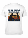 Best Buds Golf League Vintage Matching Father Son Lightweight Cotton T-Shirt – Daily Comfort Graphic Shirt