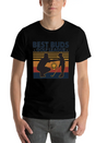 Best Buds Golf League Vintage Matching Father Son Lightweight Cotton T-Shirt – Daily Comfort Graphic Shirt