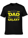 Best Dad In The Galaxy Lightweight Cotton T-Shirt – Daily Comfort Graphic Shirt