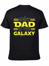 Best Dad In The Galaxy Lightweight Cotton T-Shirt – Daily Comfort Graphic Shirt