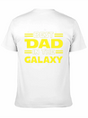 Best Dad In The Galaxy Lightweight Cotton T-Shirt – Daily Comfort Graphic Shirt