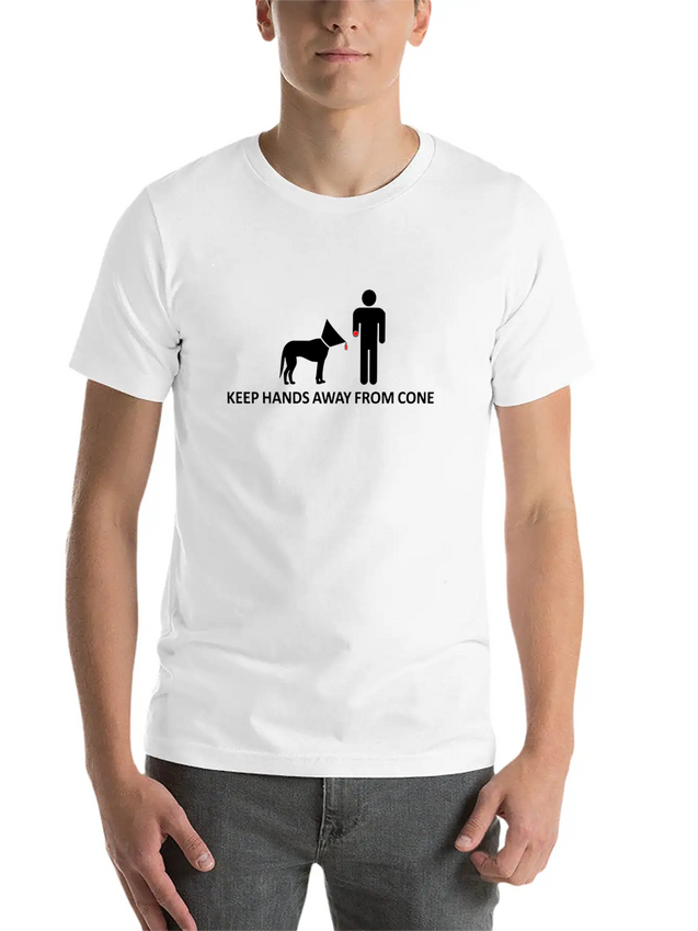 Beware Of The Cone Lightweight Cotton T-Shirt – Daily Comfort Graphic Shirt