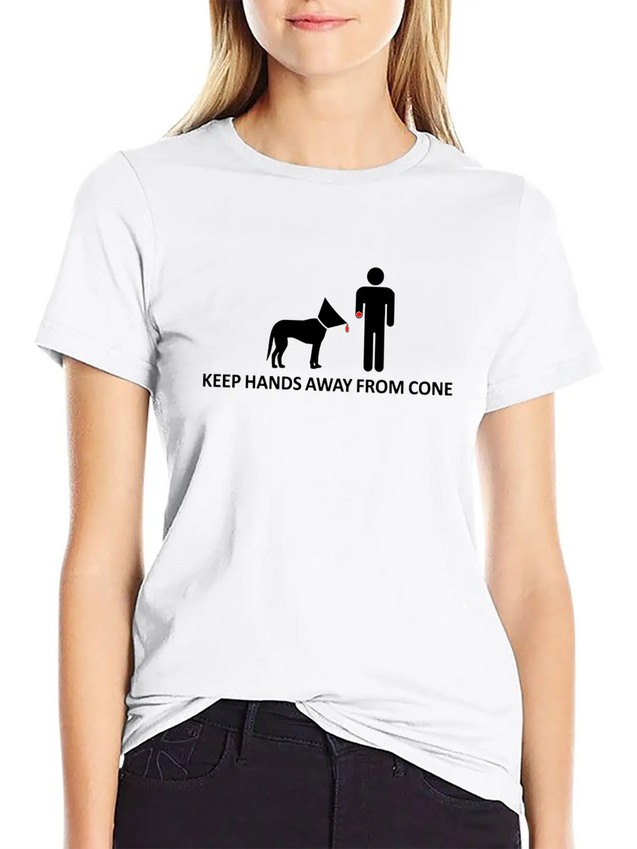 Beware Of The Cone Lightweight Cotton T-Shirt – Daily Comfort Graphic Shirt
