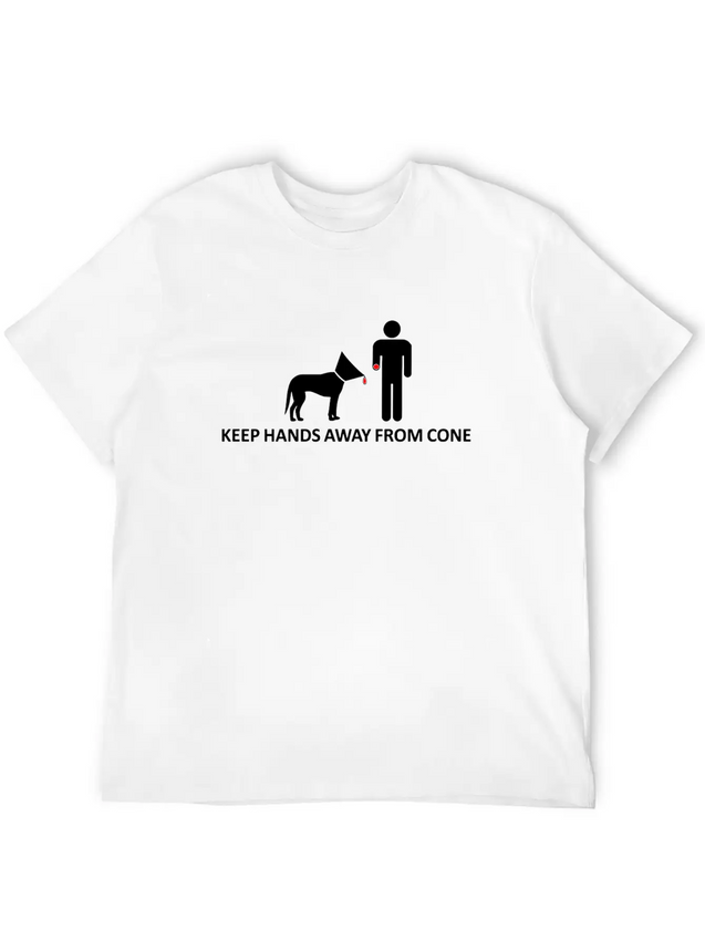Beware Of The Cone Lightweight Cotton T-Shirt – Daily Comfort Graphic Shirt